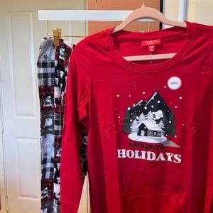Macy's Family Pajamas Cabin Patchwork Pajama Set small holiday Christmas